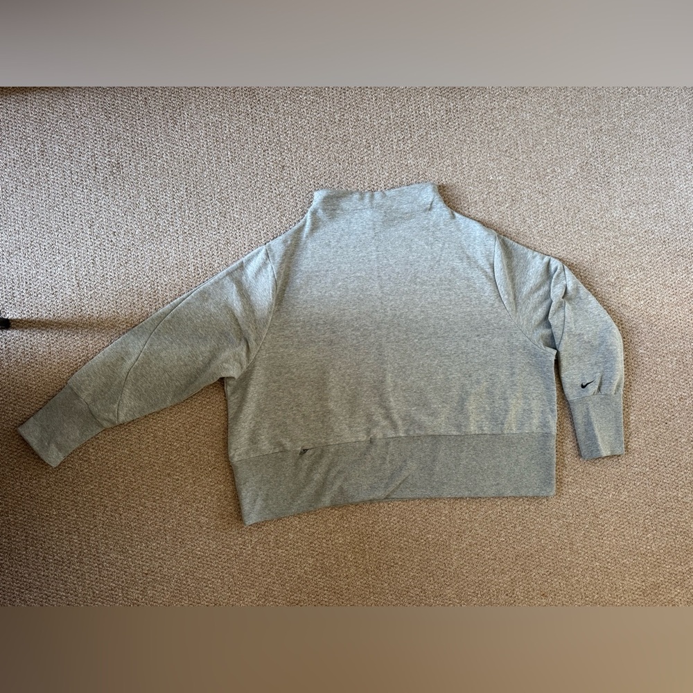 Nike grey melange sweatshirt. Oversized. 3X size, but runs one size smaller